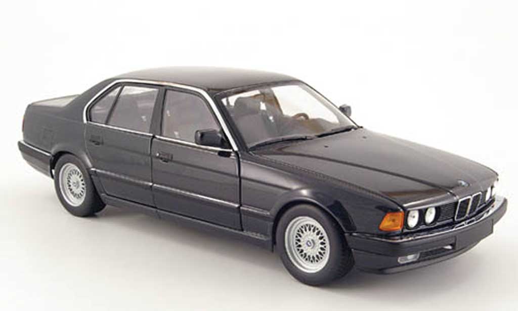 Bmw 730 E32 1/18 Minichamps E32 i black 1986 diecast model cars