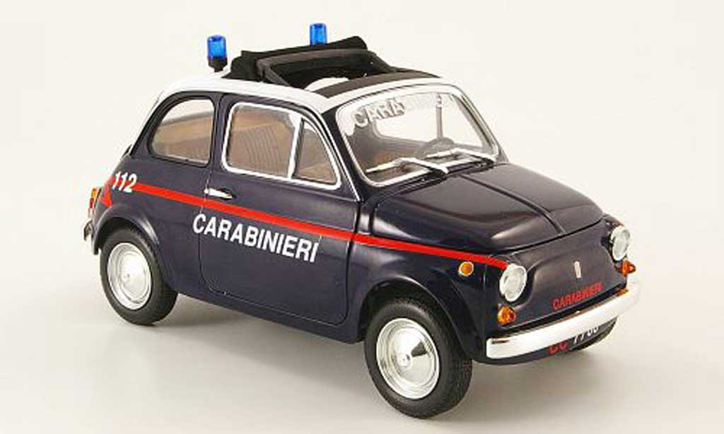 Fiat 500 L 1/18 Minichamps L carabinieri polizei 1965 diecast model cars