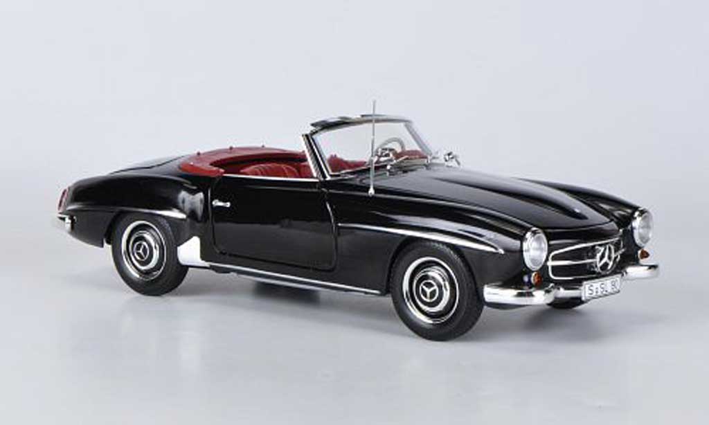Mercedes 190 SL 1/18 Minichamps SL (W 121) black 1955 diecast model cars