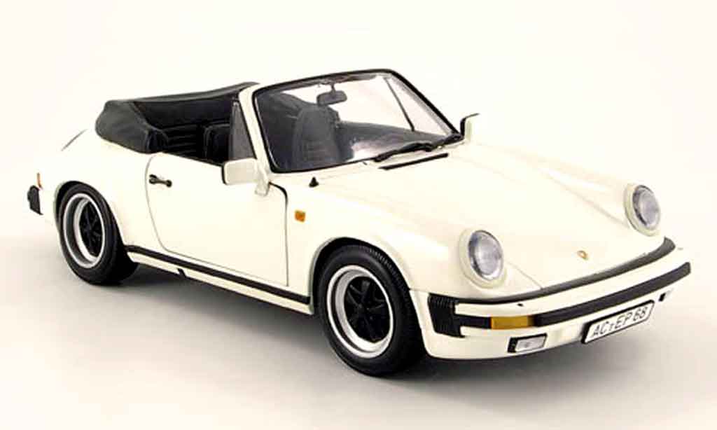 Porsche 930 Speedster 1/18 Minichamps Speedster carrera white 1983 diecast model cars
