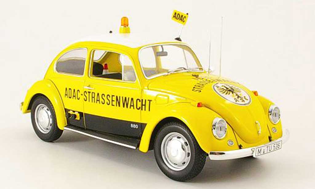 Volkswagen Kafer 1/18 Minichamps 1300 yellow adac 1969 diecast model cars
