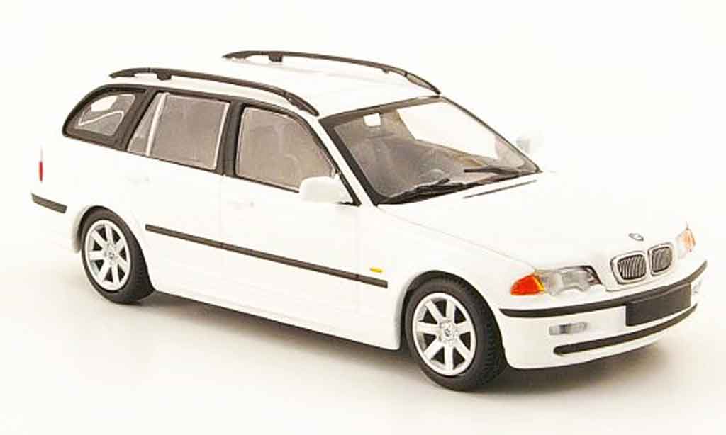 Bmw 323 1/43 Minichamps Touring (E46) white 1999 diecast model cars