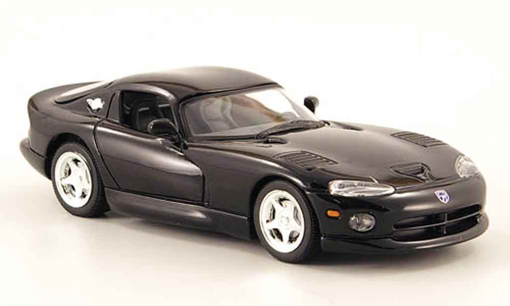 Dodge Viper GTS 1/43 Minichamps GTS black 1993 diecast model cars
