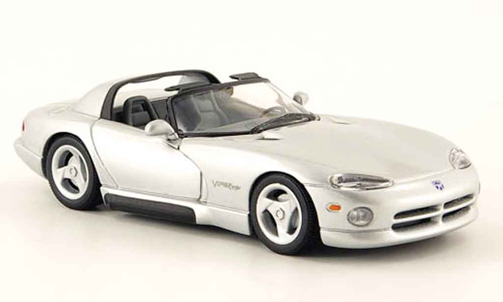 Dodge Viper RT 10 1/43 Minichamps RT 10 grey metallisee 1993 diecast model cars