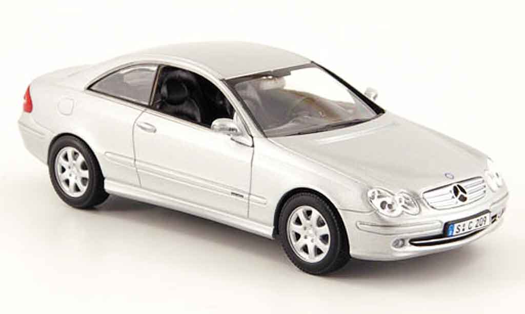 Mercedes Classe CL 1/43 Minichamps K Klasse (C209) grey metallisee 2001 diecast model cars