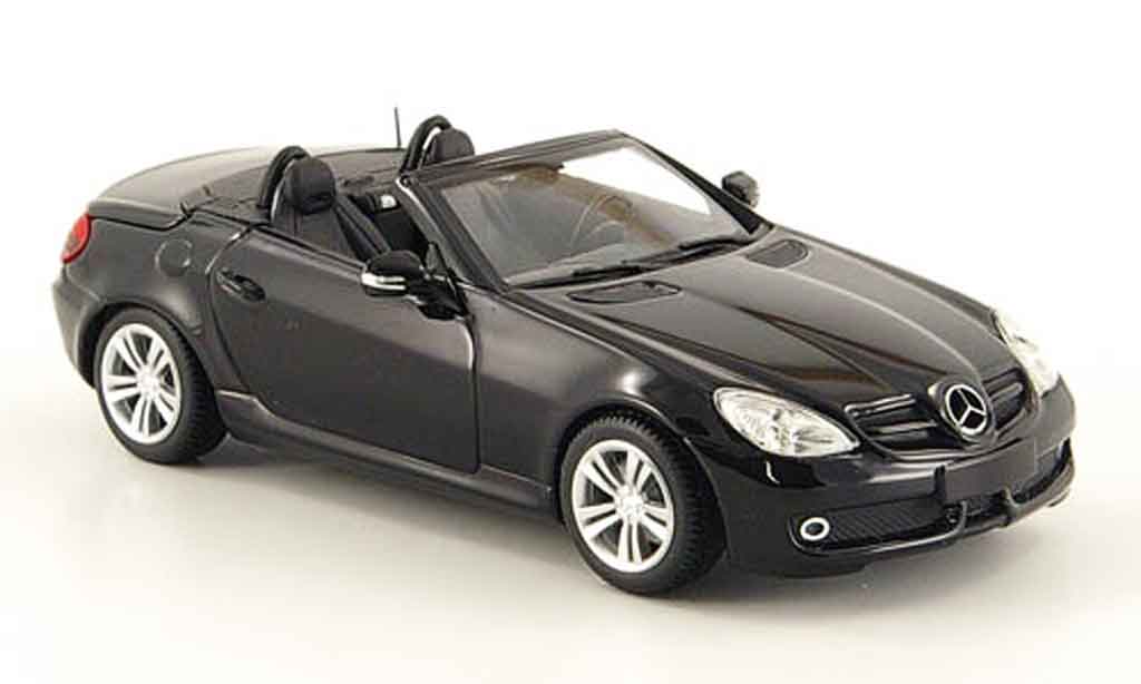 Mercedes Classe SLK 1/43 Minichamps (R171) black 2008 diecast model cars
