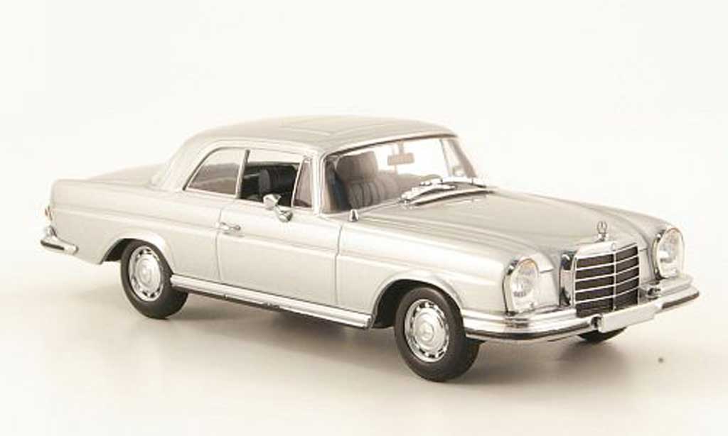 Mercedes 280 SE 1/43 Minichamps SE 3.5 Coupe (W111) gri 1970 diecast model cars