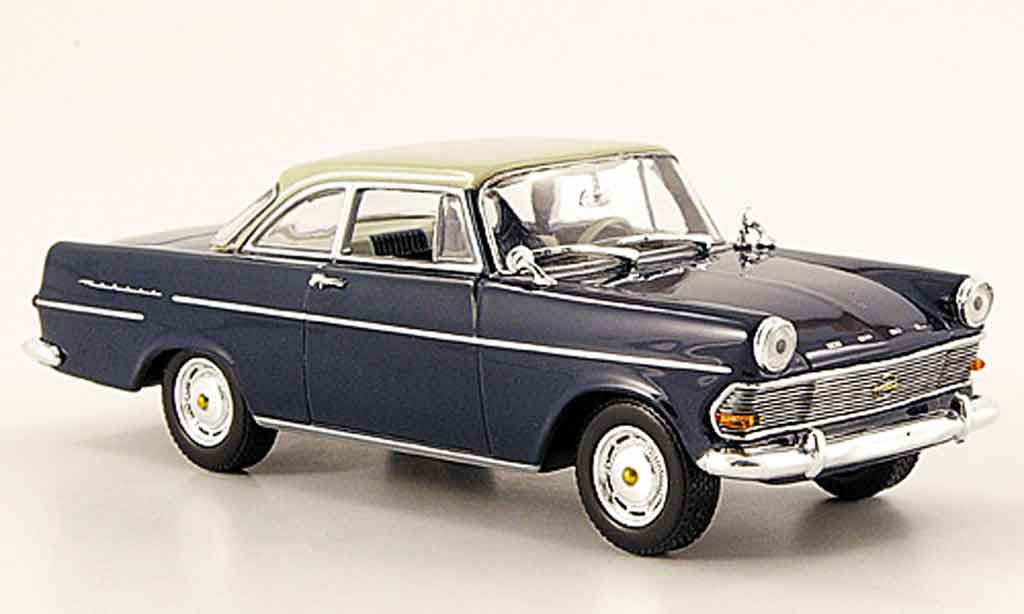 Opel Rekord 1/43 Minichamps p 2 coupe blue grey 1960 diecast model cars
