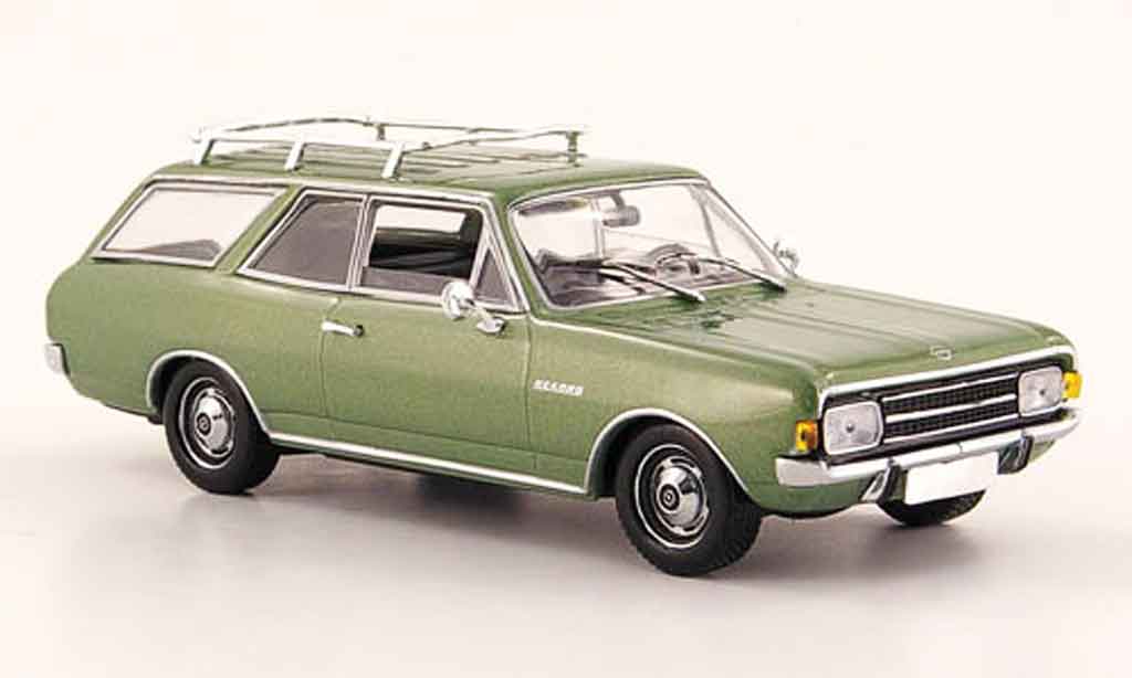 Opel Rekord 1/43 Minichamps c caravan grun 1966 diecast model cars