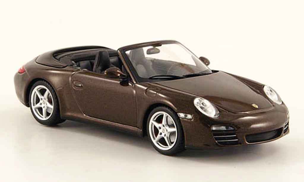 Porsche 997 4S 1/43 Minichamps Convertible Carrera 4S brown 2008 diecast model cars
