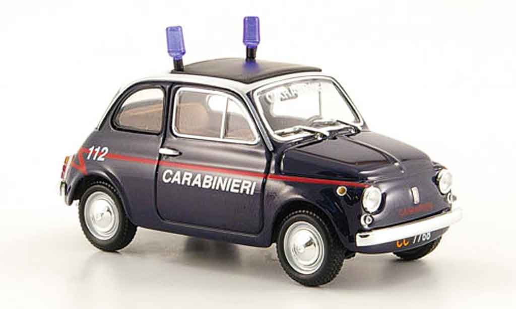 Fiat 500 1/43 Minichamps Carabinieri italienische police 1965 diecast model cars