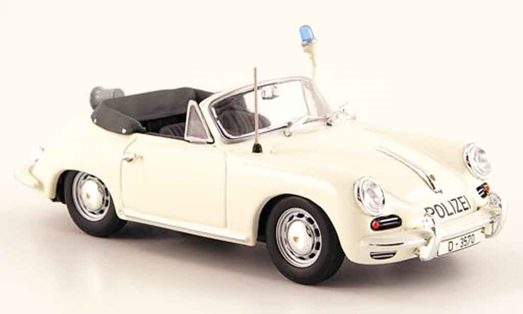 Porsche 356 1/43 Minichamps 1965 C Convertible police Dusseldorf diecast model cars