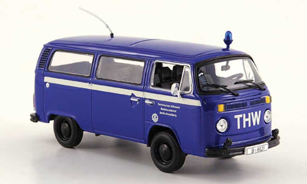 Volkswagen T2 1/43 Minichamps Bus THW Berlin-Kreuzberg 1979 diecast model cars