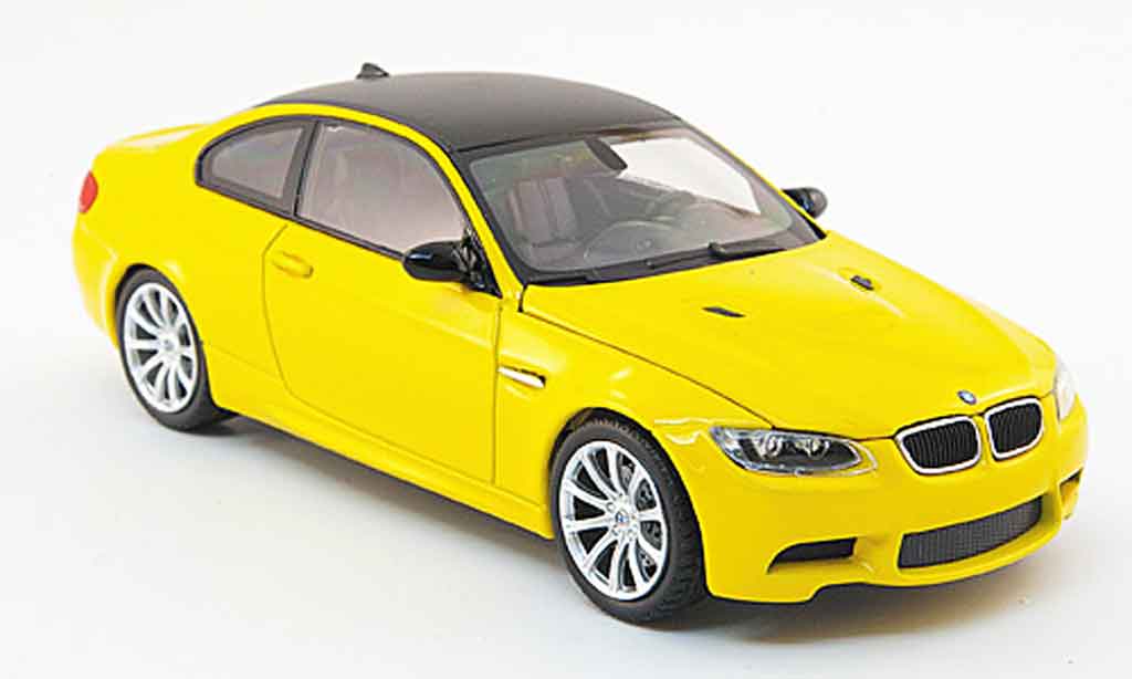 Bmw M3 E92 1/43 Minichamps E92 yellow Linea Giallo 2008 diecast model cars