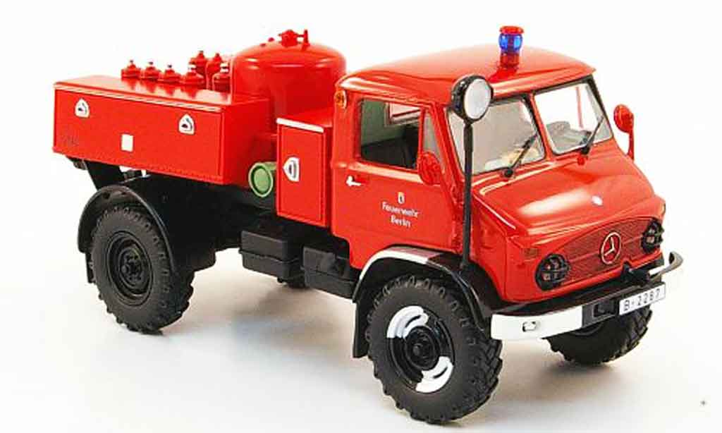 Mercedes Unimog 1/43 Minichamps 404 TroLF 750 pompier Berlin 1960 diecast model cars
