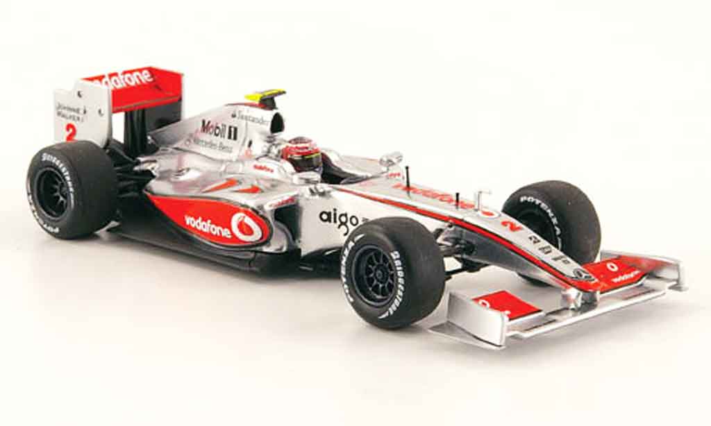 Mercedes F1 1/43 Minichamps McLaren No.2 Showcar H.Kovalainen 2009 diecast model cars