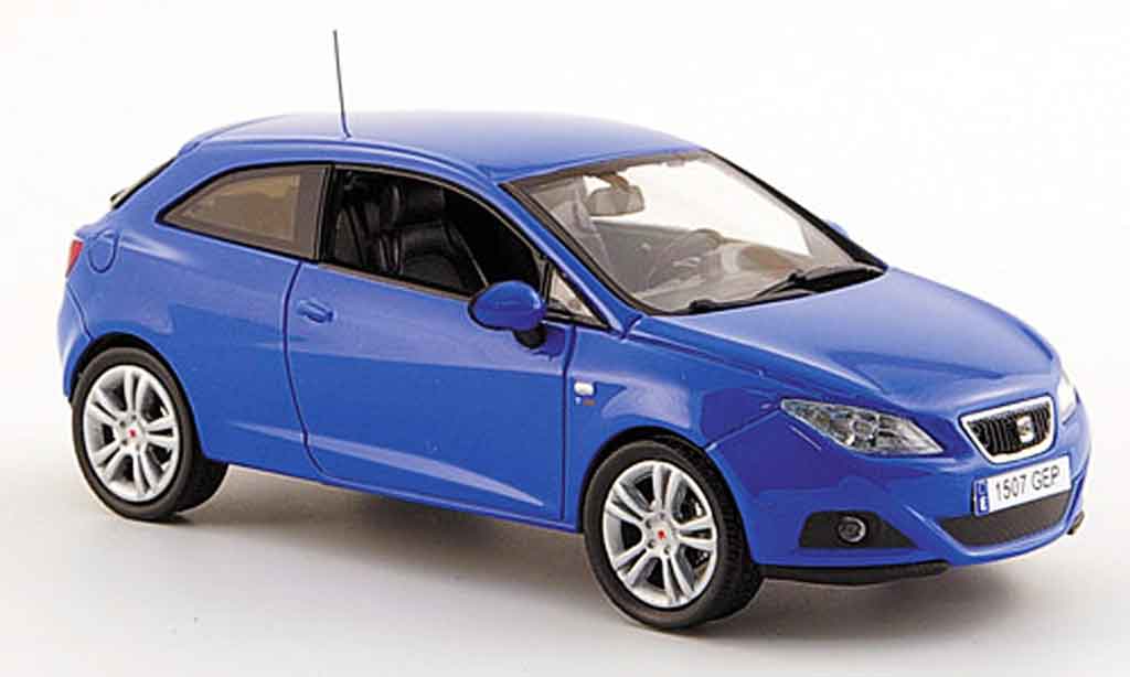 Seat Ibiza 1/43 J Collection sc blue 3turer 2008 diecast model cars