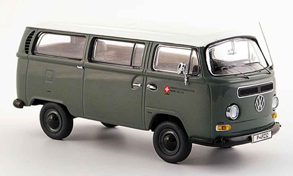 Volkswagen Combi 1/43 Schuco t 2 a bus ptt messwagen grey white diecast model cars