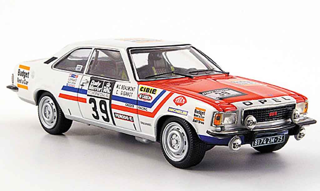 Opel Commodore B 1/43 Schuco B gs e no.39 rallye england 1973 diecast model cars
