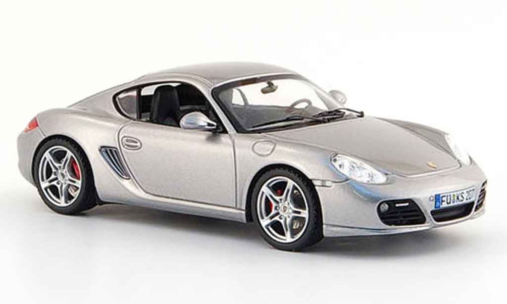 Porsche Cayman S 1/43 Schuco S grey metallisee 2009 diecast model cars