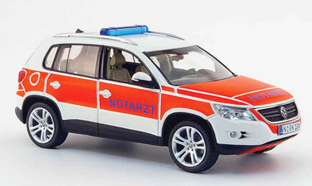 Volkswagen Tiguan 1/43 Schuco track & field notarzt red white diecast model cars