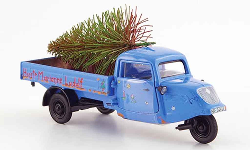 Seat Tempo 1/43 Schuco handreirad blue horst & marianne ludolf diecast model cars