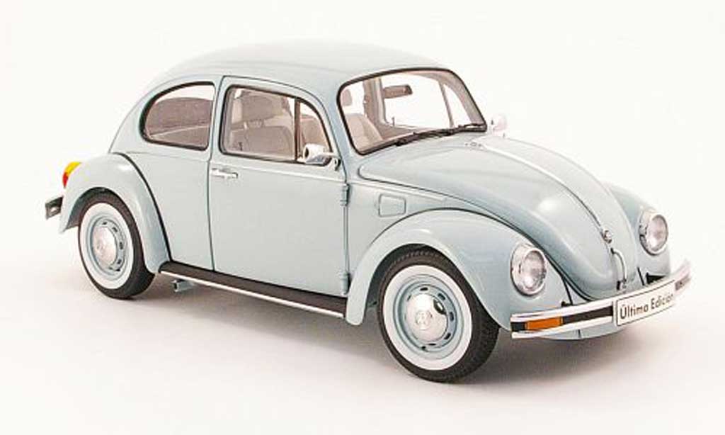 Volkswagen Kafer 1/18 Schuco ultima edicion blue 2003 diecast model cars