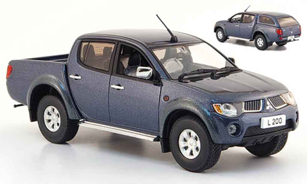 Mitsubishi L200 1/43 Vitesse grey avec abnehmbarem Sports Hard Top diecast model cars