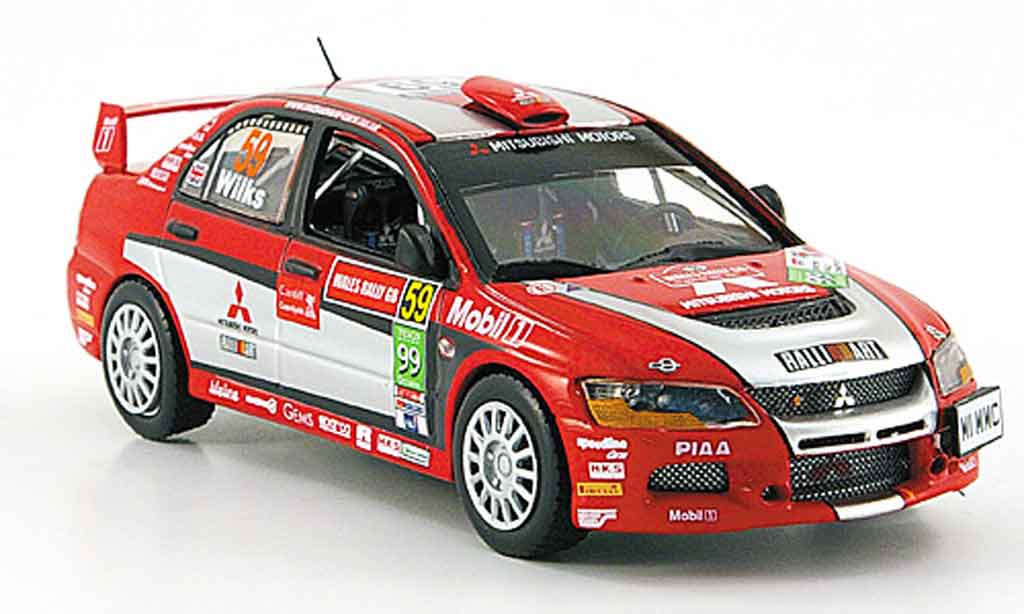 Mitsubishi Lancer Evolution IX 1/43 Vitesse Evolution IX Gr.N No. 59 PWRC Rally England 2007 diecast model cars