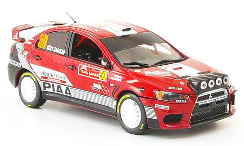 Mitsubishi Lancer Evolution X 1/43 Vitesse Evolution X No.59 RalliArt Rally Japan 2008 diecast model cars