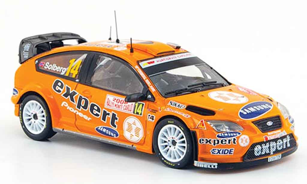 Ford Focus RS WRC 1/43 IXO RS WRC 07 No.14 Expert Rally Monte Carlo 2008 diecast model cars