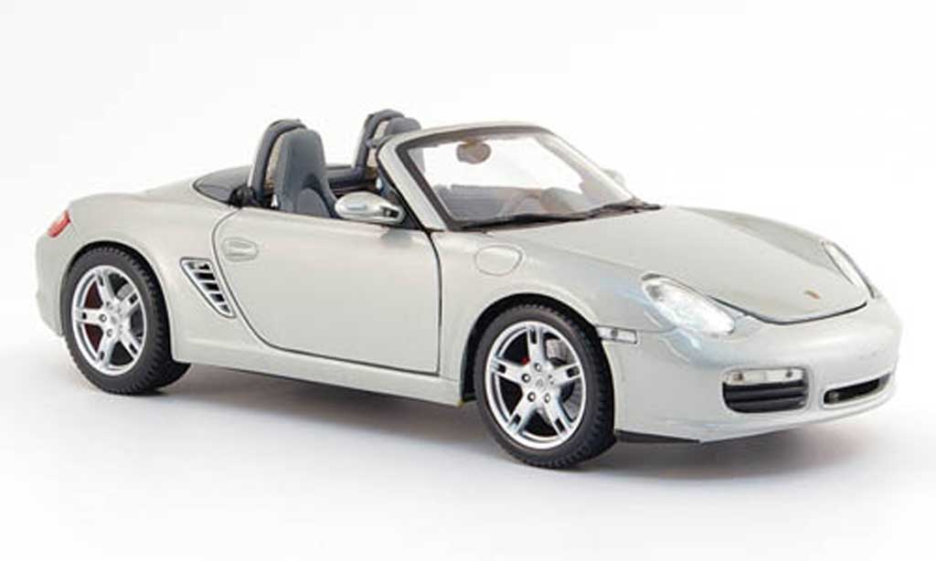 Porsche Boxster 1/18 Maisto grey mit licht und sound diecast model cars