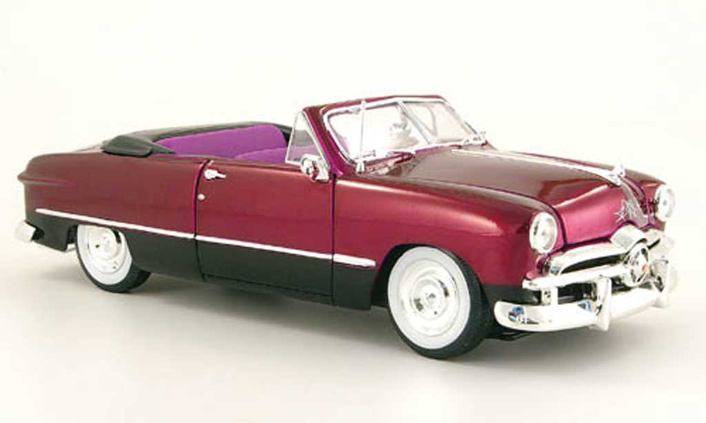 Ford 1949 1/18 Maisto lila/black cabriolet diecast model cars