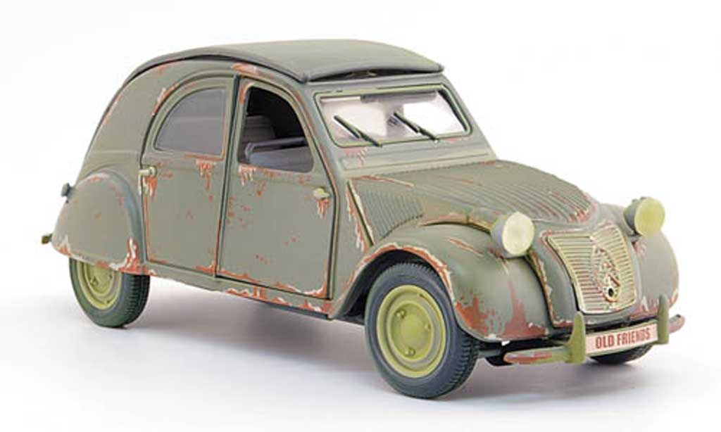 Citroen 2CV 1/18 Maisto grey rouille 1952 diecast model cars