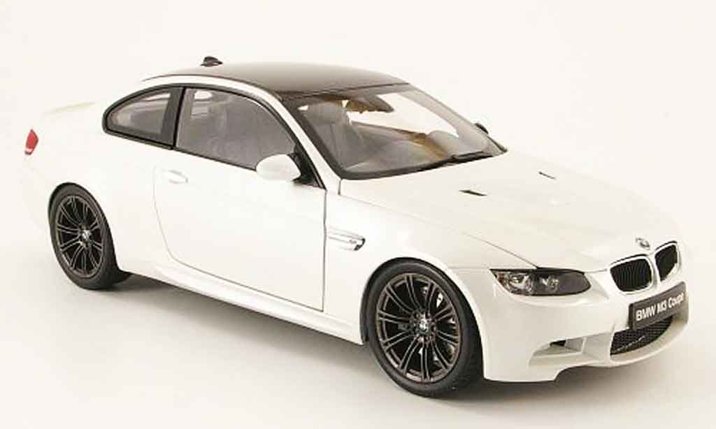 Bmw M3 E92 1/18 Kyosho E92 coupe white diecast model cars