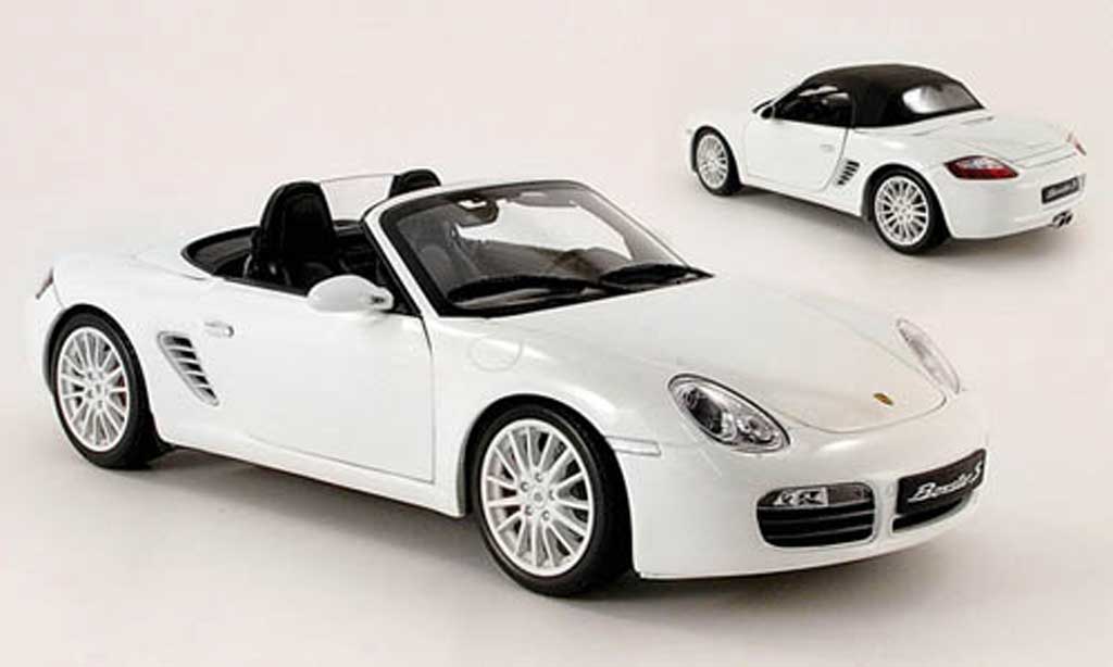 Porsche Boxster 1/18 Kyosho s white diecast model cars