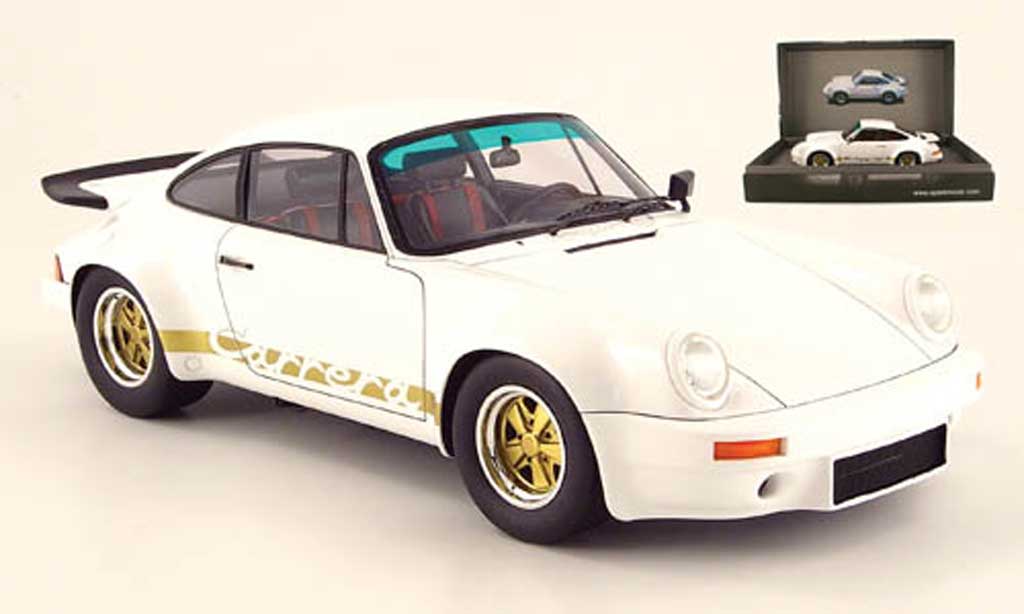 Porsche 930 RS 1/18 Spark RS carrera 3.0 white 1974 diecast model cars