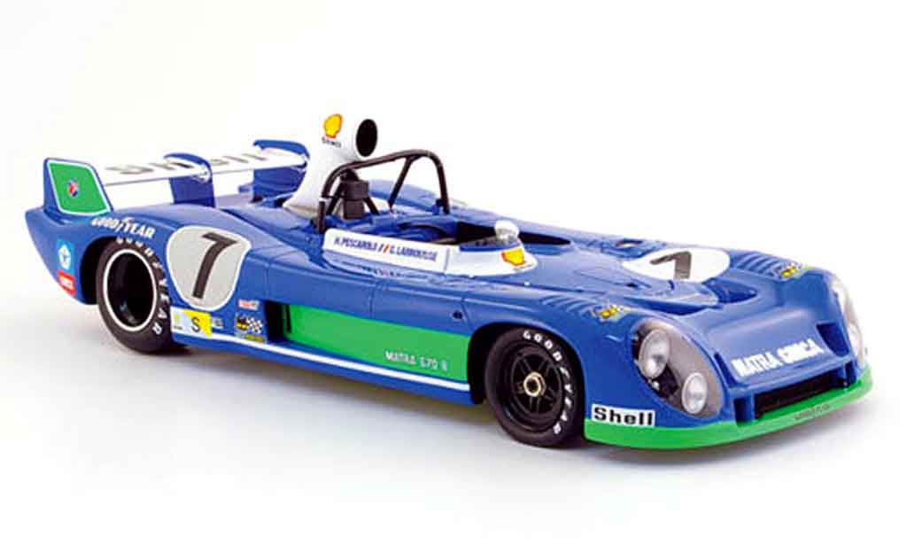 Simca Matra 1/18 Spark ms 670 b no.7 gitanes sieger le mans 1974 diecast model cars