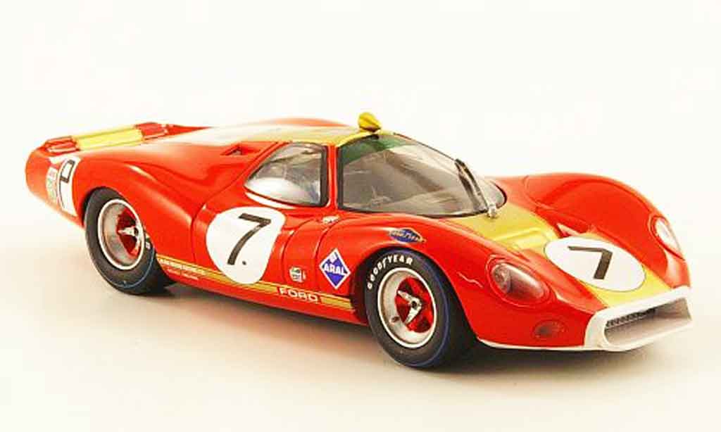 Ford P68 1/43 Minichamps No.7 1000 Km Nurburgring 1968 diecast model cars