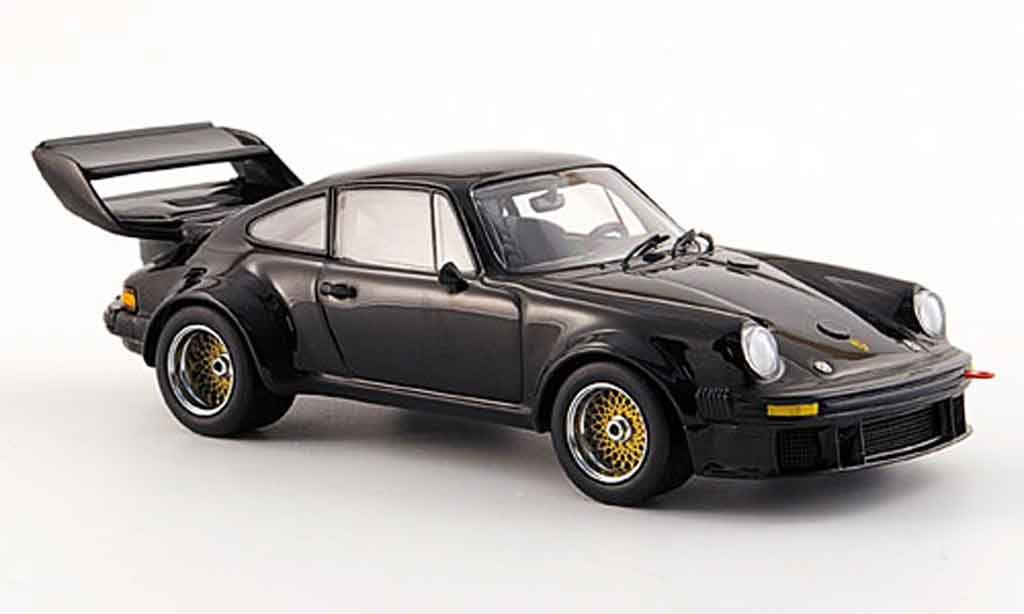 Porsche 934 Big Wing 1/43 Kyosho Big Wing 5 black diecast model cars