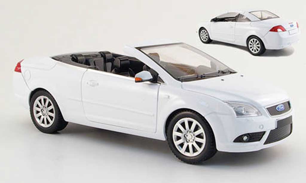 Ford Focus CC 1/18 Powco CC white mit aufsteckdach 2007 diecast model cars