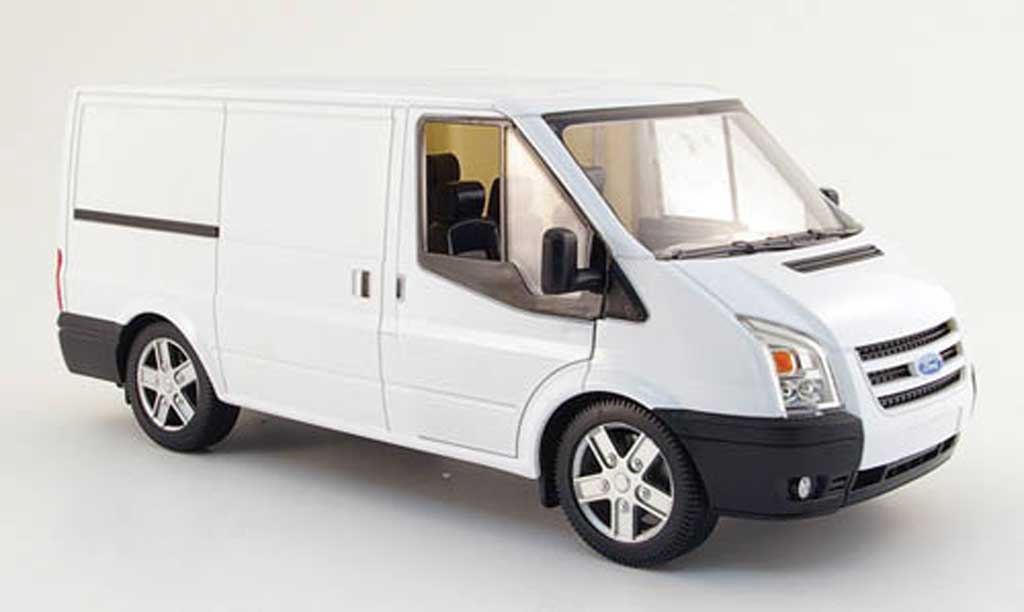 Ford Transit 1/18 Powco Kasten white 2006 diecast model cars