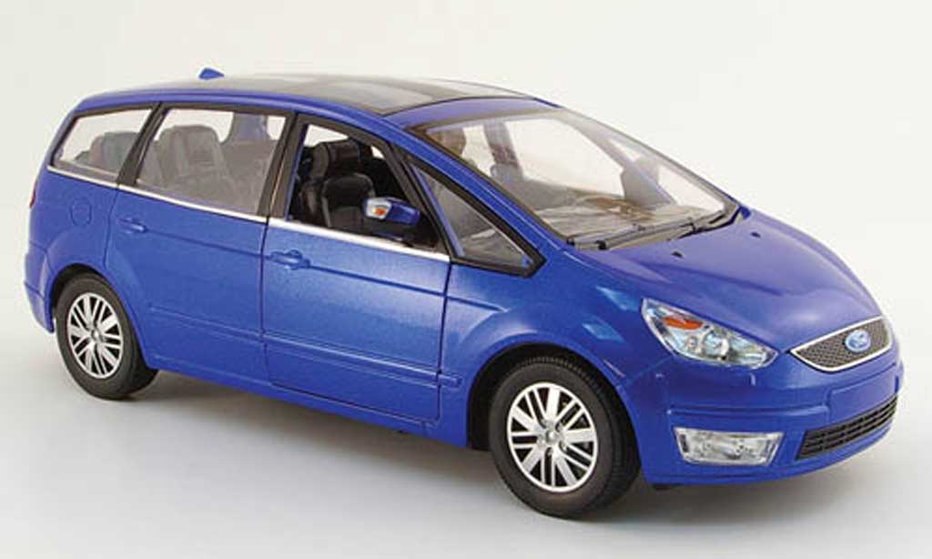 Ford Galaxy 1/18 Powco blue 2007 diecast model cars
