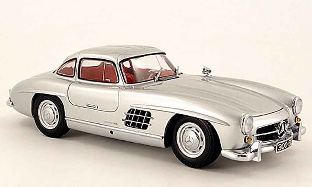 Mercedes 300 SL 1/18 Minichamps SL grey 1954 diecast model cars