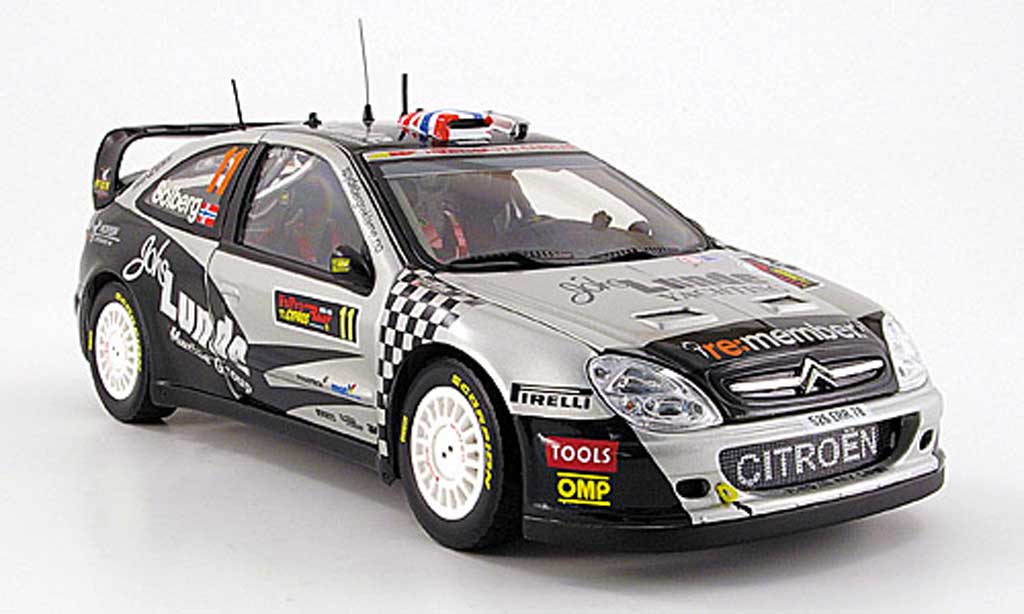Citroen Xsara WRC 2009 1/18 Sun Star WRC 2009 no.11 solberg/mills rallye chypre diecast model cars