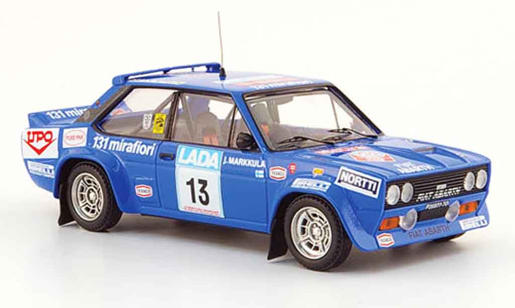 Fiat 131 1/43 Trofeu Abarth No.13 Rally Finnland 1977 diecast model cars
