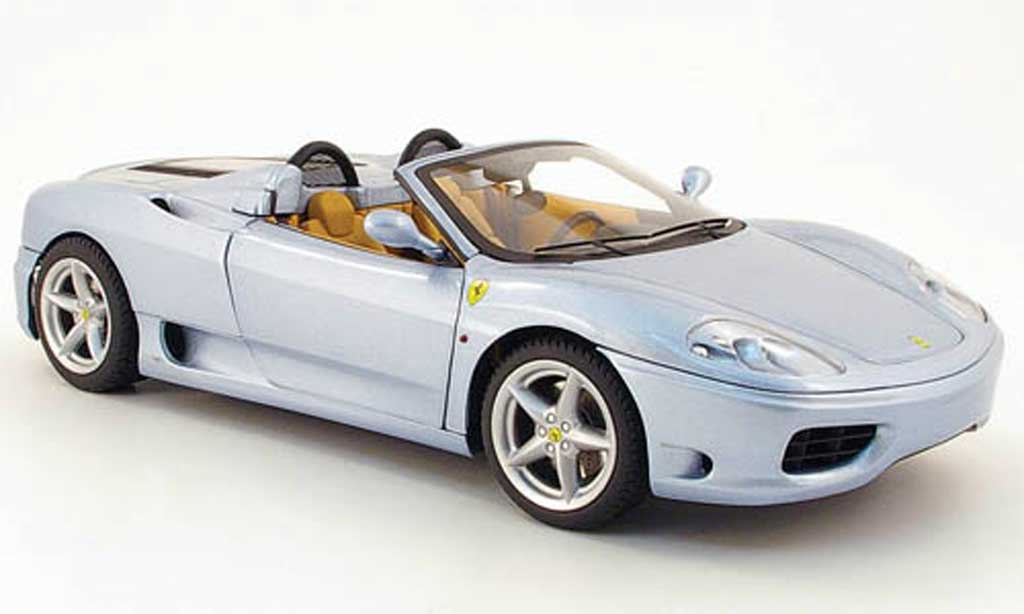 Ferrari 360 Modena Spider 1/18 Hot Wheels Modena Spider the italian job greyblue diecast model cars
