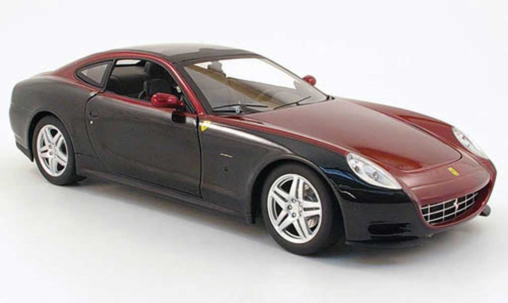 Ferrari 612 1/18 Hot Wheels sessanta black/red diecast model cars