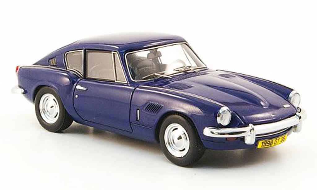 Triumph GT6 1/43 Spark MkII blue 1968 diecast model cars