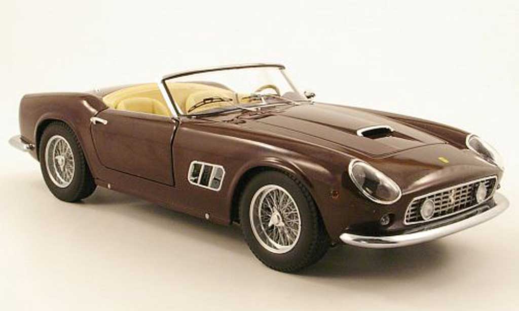 Ferrari 250 GT California 1/18 Hot Wheels GT California spider swb red diecast model cars